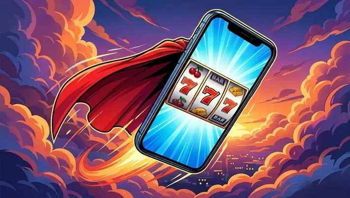 three-reel slot on a smartphone 