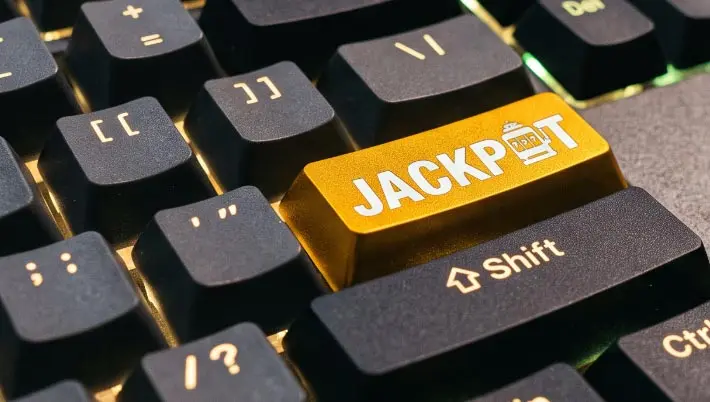 Clavier d'ordinateur doté d'une touche « jackpot » 