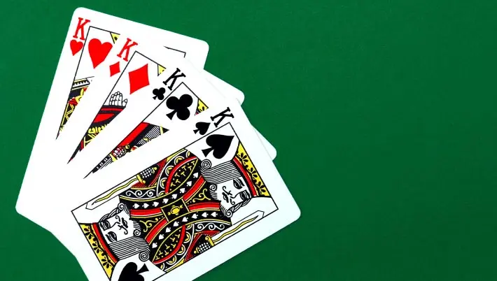 Four Kings of different suits