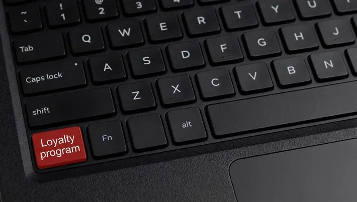 "Loyalty program" leu pm a desktop keyboard 
