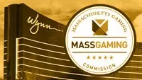 Wynn resorts and the logo of the Massachusetts Gaming Commission