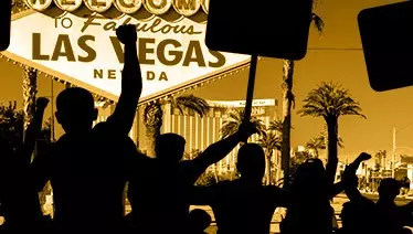 Unions are gaining power and influence in the non-union Nevada desert