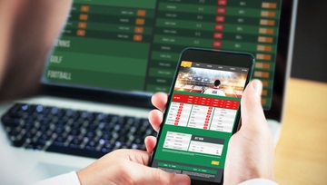 online sports book on PC and mobile screen  