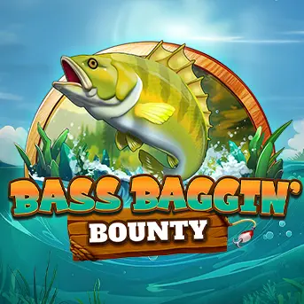 Jeu de casino Bass Baggin’ Bounty avec un grand poisson bondissant hors de l’eau