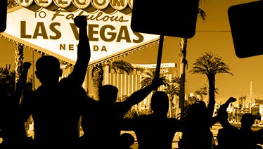 Unions are gaining power and influence in the non-union Nevada desert